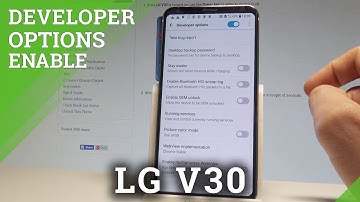 How to Enable Developer Options in LG V30 - OEM Unlock / USB Debugging |HardReset.Info