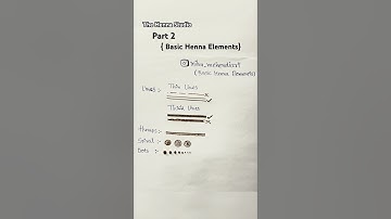 Easy Basic Henna Elements tutorial part 2 #shortvideo #shortfeed #short #ytshorts #mehendidesign