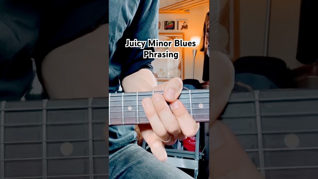 Juicy Minor Blues Phrasing 