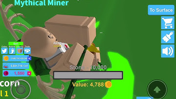 Getting a billion blocks mined on roblox mining simulator!
