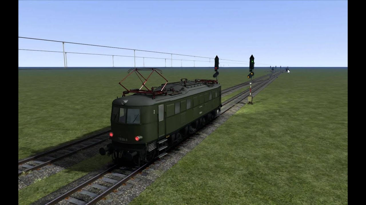 Railworks 3 - Rangiersignal im Weichenbereich