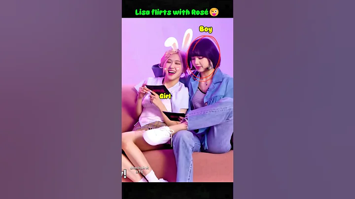 Jensoo reacts when Lisa flirts with Rosé 😏😏 #shorts #blackpink #kpop #blink