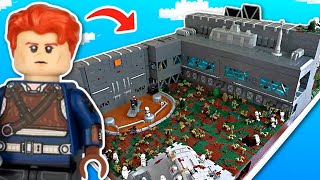 I built the KASHYYYK base from Jedi Fallen Order in LEGO!