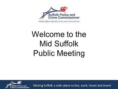 Suffolk PCC & Chief Constable Tour 2015 - Eye