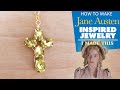 Jane Austen Inspired Cross Pendant | I Made This