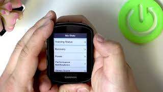 GARMIN EDGE 540 – How to Check Intensity Minutes Statistics screenshot 3