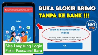 Cara Mengatasi BRImo Terblokir || Solusi BRImo Terblokir Tanpa ke Bank