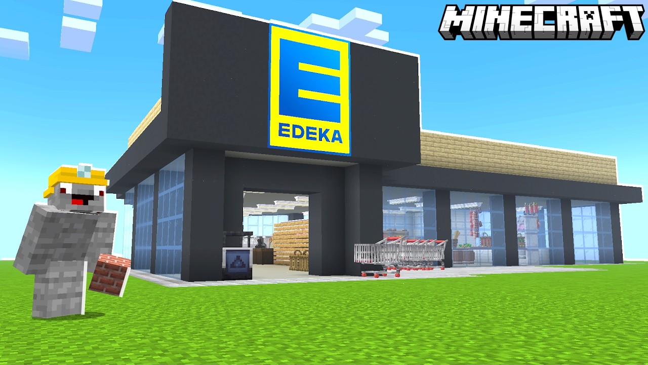 Ich ERÖFFNE mein EDEKA SUPERMARKT in Minecraft RP!