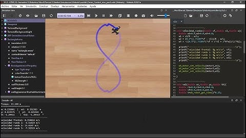 Trayectoria Robot Omnidireccional | Webots