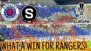 RANGERS V SPARTA PRAGUE MATCHDAY VLOG IN THE EUROPA LEAGUE (2-1) ❤️🤍💙