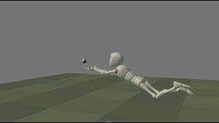 Reference of diving catch animation