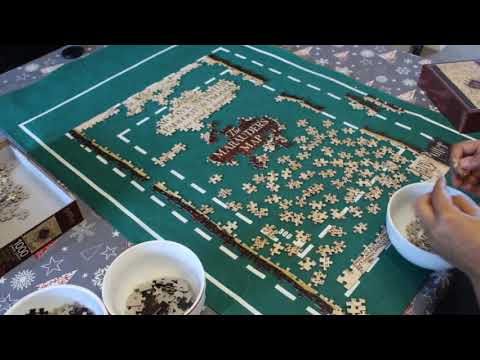Time Lapse 1000 piece Jigsaw - Marauder's Map from Harry Potter