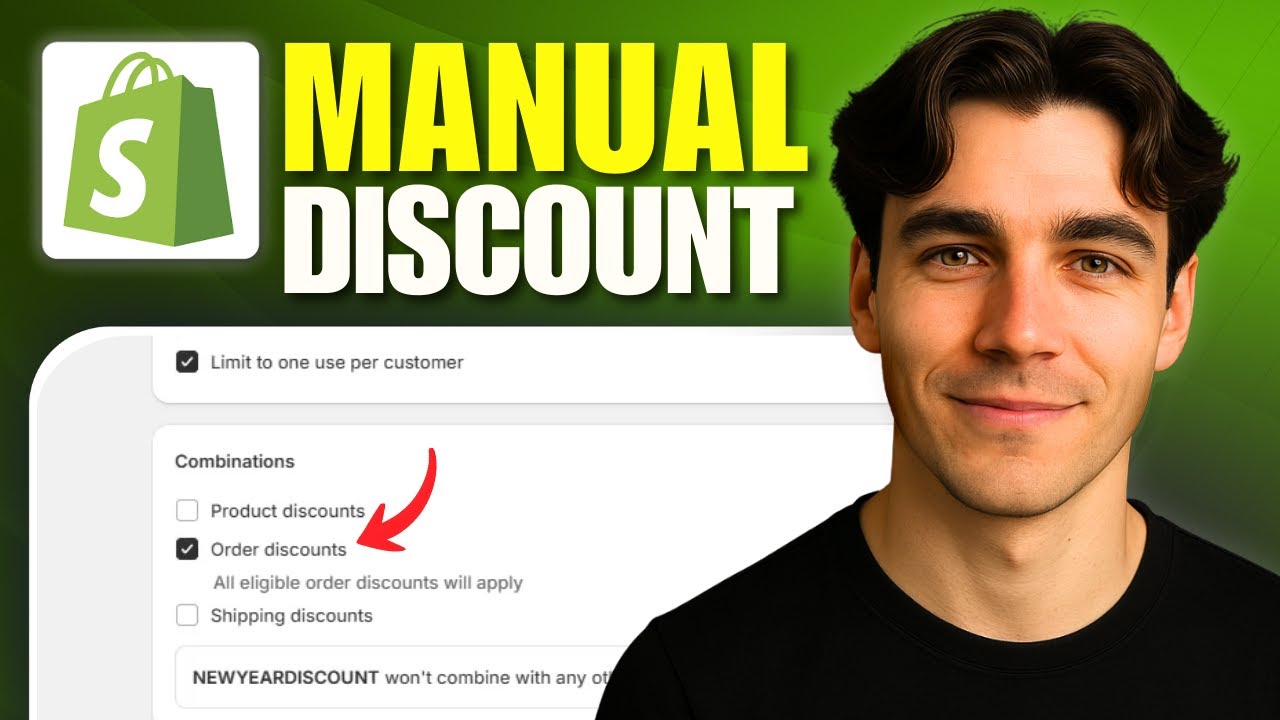 How To Set Up Manual Discount Codes On Shopify (Tutorial 2026)