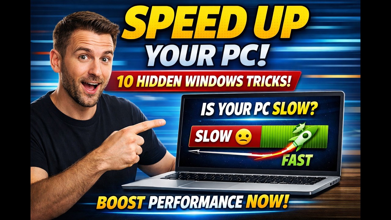 How to Make Your PC Super Fast!! ⚡| Fix Slow Computer in Minutes (2026 ...
