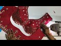 Bridal blouse full tutorial part-1 ✨ #blouse #sewing 