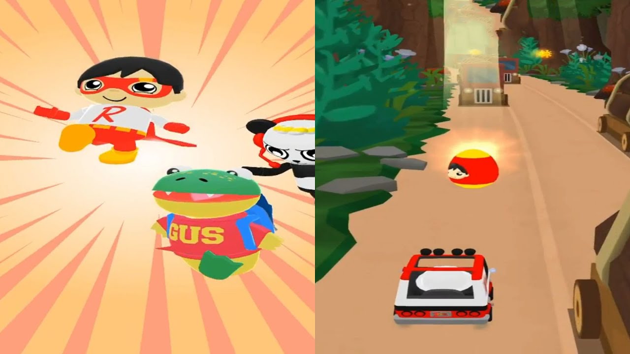 TAG WITH RYAN ACADEMY RYAN VS COMBO PANDA VAN EGG SURPRISE HALLOWEEN MIX GAMEPLAY