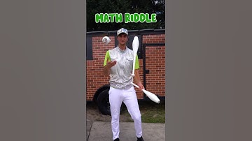 Are you genius enough? 🤓 #mathriddle #mathquiz #mathforkids #circusmath #juggling