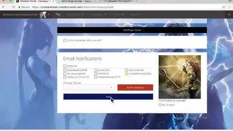 How To Update Your Character on Obsidian Portal