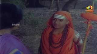Video thumbnail of "Sri Devi Mookambika Movie Scenes - Bala Sanyasi warned about Goddess Kali - Sridhar, Bhavya"