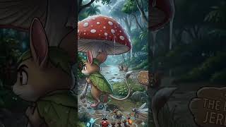 The magic umbrella 🤩 #aianimation #cartoon #support #disney