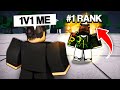 Fighting #1 RANKED CHAMPION in The Strongest Battlegrounds..