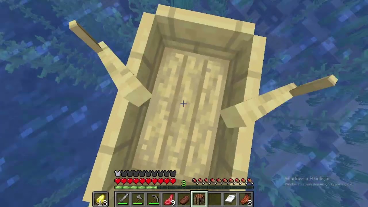 Sonunda Minecraft survival ama snapshot son sürümde yavru hayvanlar çok tatlı 1. bölüm