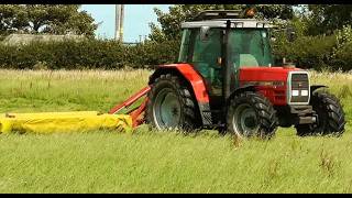 Massey Ferguson 6160 Mowing