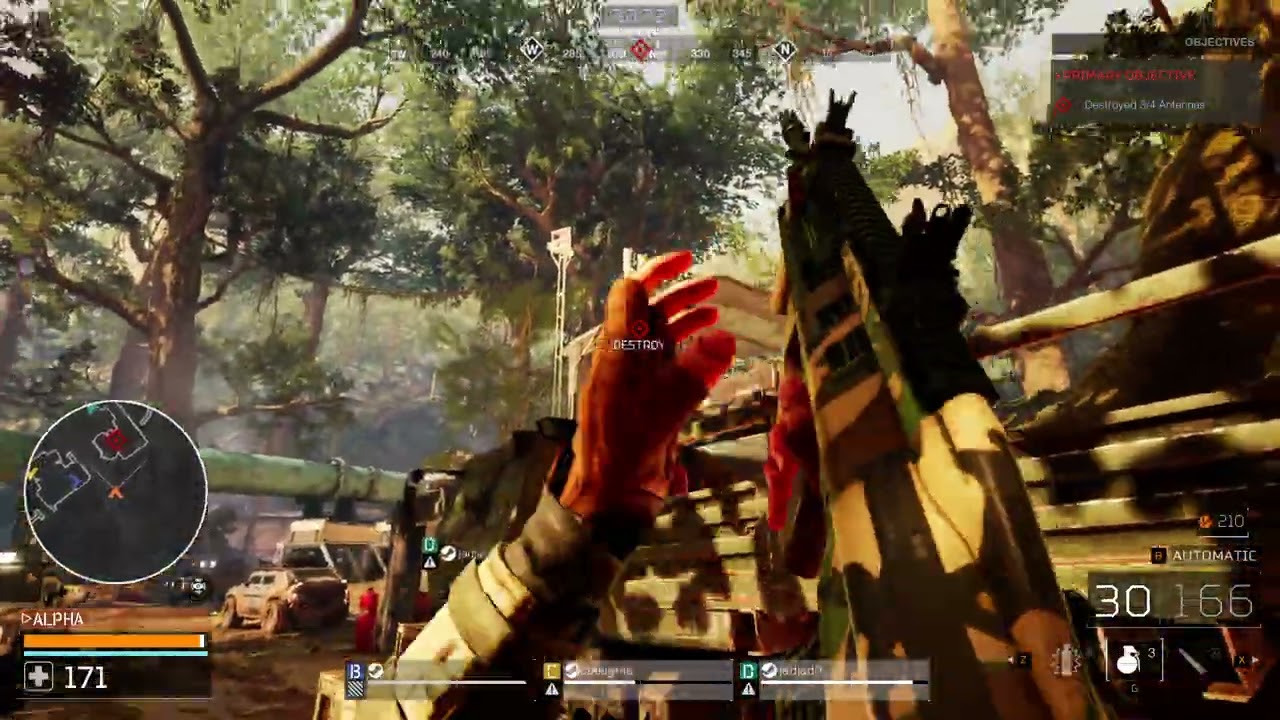 Predator Hunting Grounds - Sexual Tyrannosaurus can't stop the team from extracting!