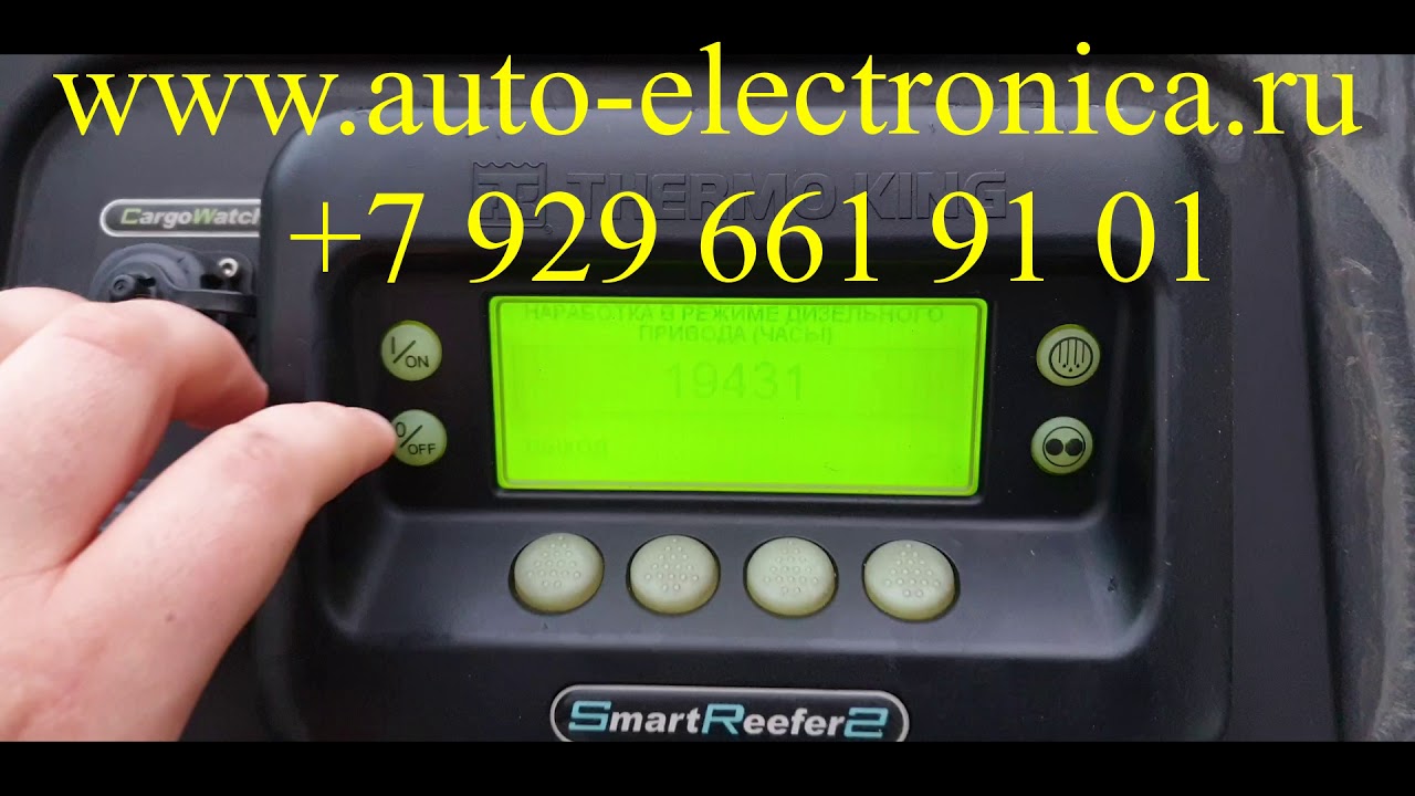 Скрутить моточасы на рефрижераторе Термокинг, холодильная установка ...