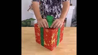Lighted Up Outdoor Luminous Gift Box Christmas Decorations Available trendfussion viral lights