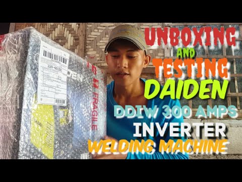 Unboxing And Testing Daiden DDIW 300 Amps Welding Machine 