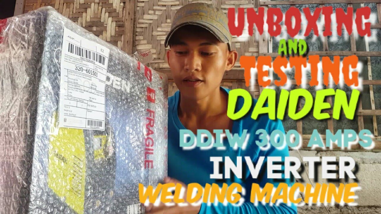 Unboxing and Testing Daiden DDIW 300 Amps Welding Machine
