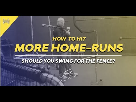 How to hit more home-runs, should you try on purpose & getting count leverage.