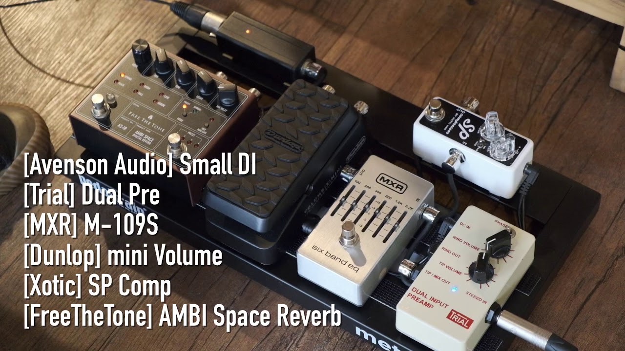 AC. Guitar Pedal Board(MXR/Avenson/Xotic/Dunlop/FreeTheTone/Trial