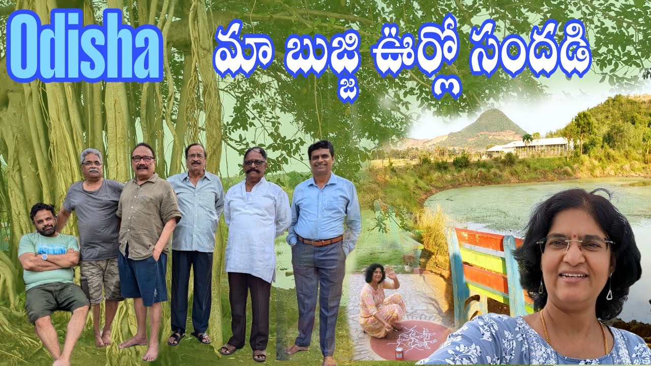 మా బుజ్జి ఊర్లో సందడి 🤣|| Odisha || Vijayas Harivillu