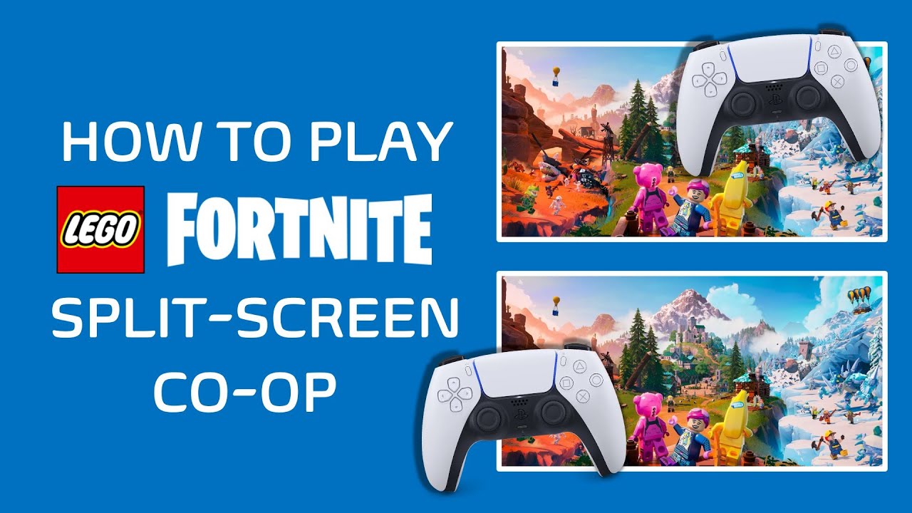 How to Play LEGO Fortnite Split-Screen Couch Co-Op