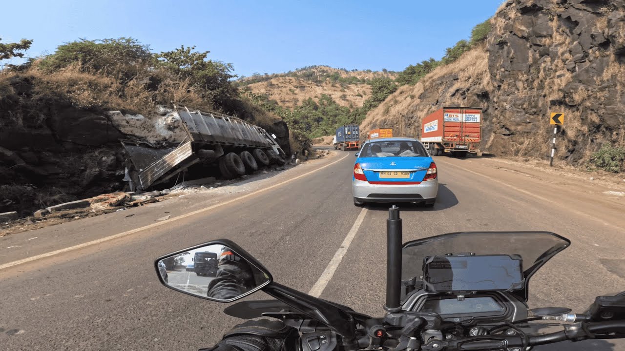 Witnessing a Shocking Accident at Kasara Ghat (1000+ KM Mumbai to Shegaon Ride)