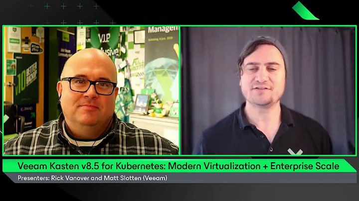 Veeam Kasten v8.5 for Kubernetes: Modern Virtualization + Enterprise Scale