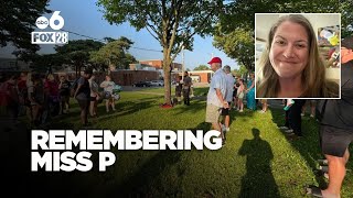 Community gathers to honor beloved Columbus teacher Rachel Prince at emotional vigil