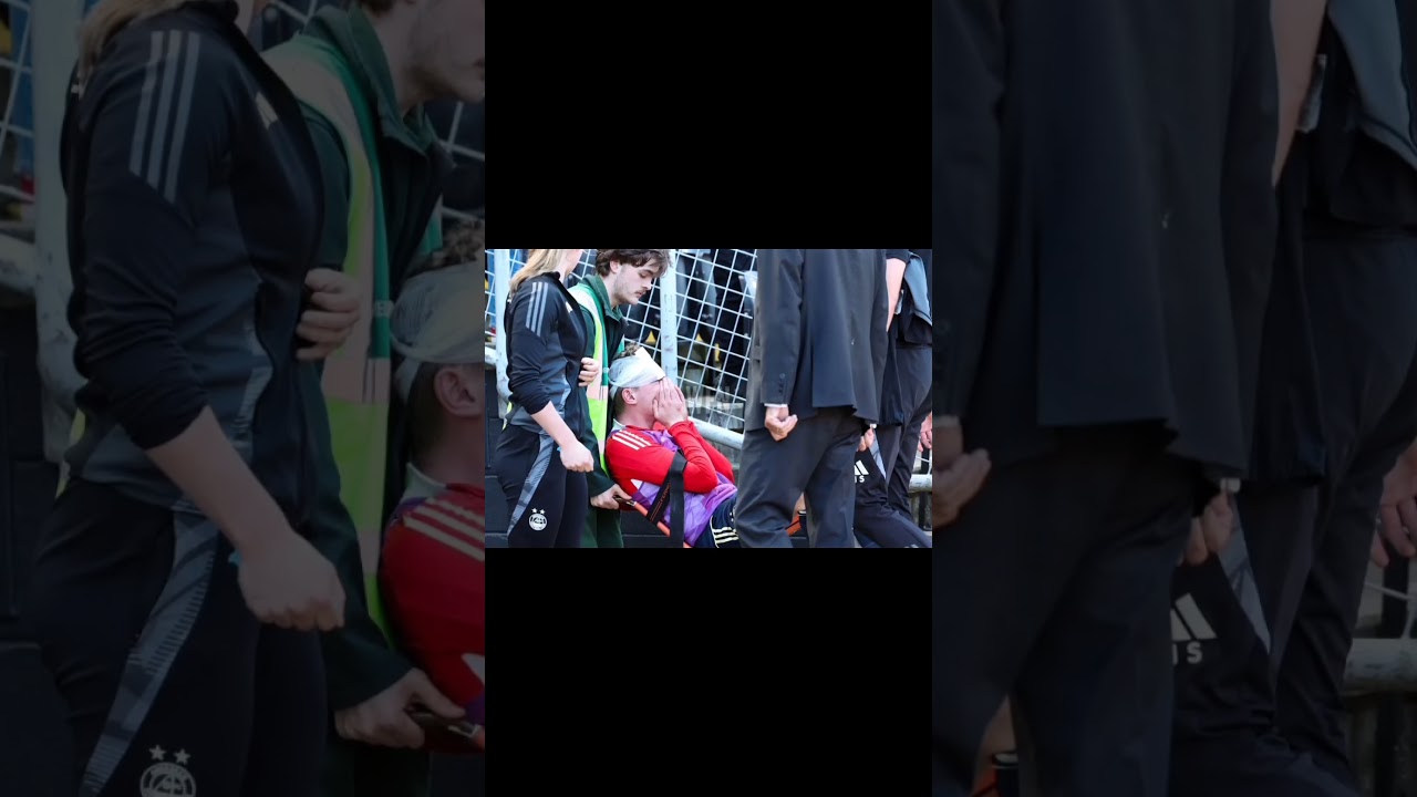 Abeerden's Jack Mackenzie was hit by a chair thrown by his own fans