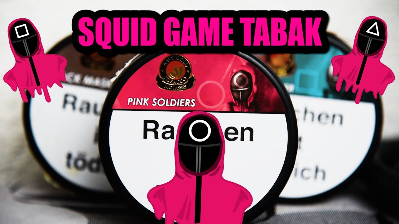 ⭕️ SQUID GAME SHISHA TABAK ⭕️ | AMY GOLD PINK SOLDIERS