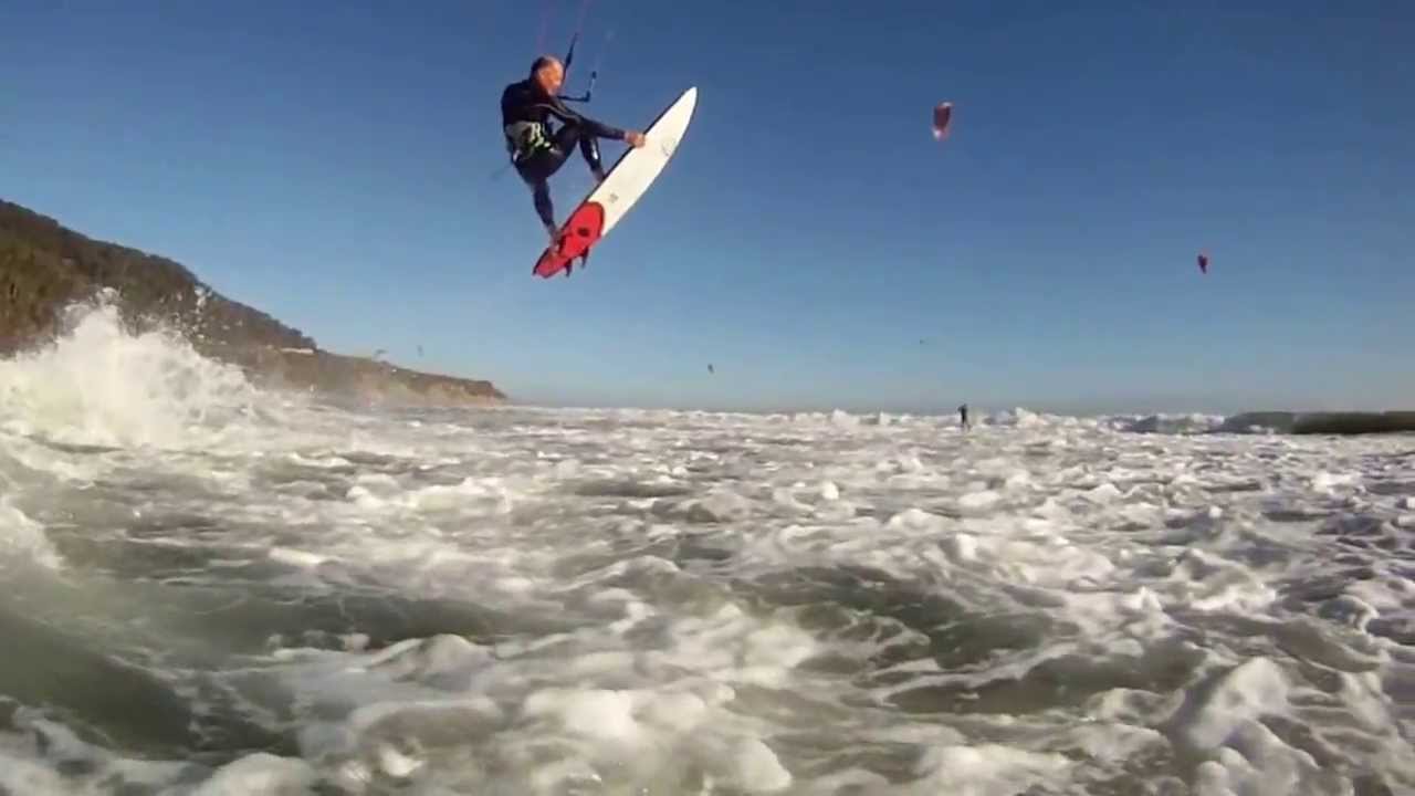 Unbelievable Kitesurfing Video Kitesurfing in Waddell Beach