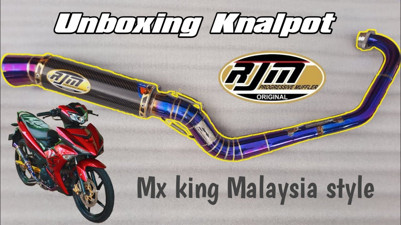 REVIEW KNALPOT CARBON RJM MX KING MALAY STYLE❗