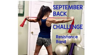 Resistance Band September Back Challenge 