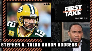 Stephen A. describes how Aaron Rodgers' comments created a chip on his shoulder | First Take