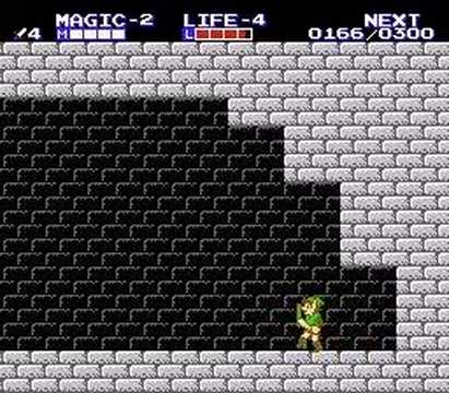 Zelda II - The Adventure of Link (controls glitch)