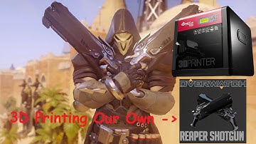 3D Printing an Overwatch Hellfire Shotgun on XYZPrinting Da Vinci Pro 3-in-1 Part 1