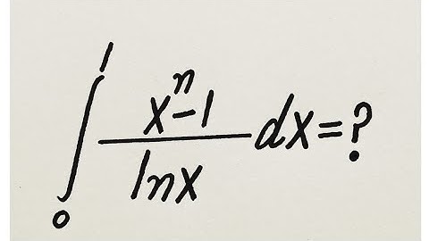 A Very Nice Tricky Integral of the Day || MIT 