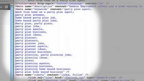 How to Optimise Your Website: Getting Keywords into Your Metadata and Source Code