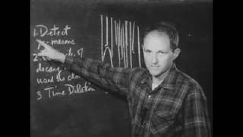 Time Dilation An Experiment with Mu Mesons